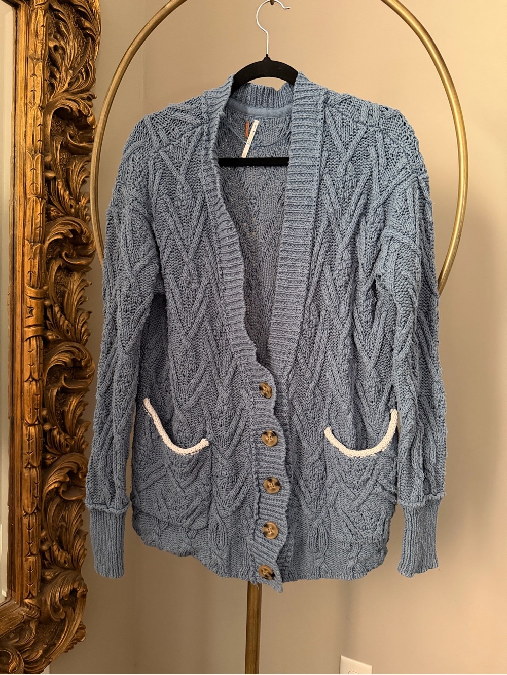 Free People Montana Cable Cardigan